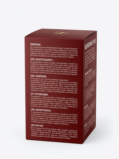 Solo Tree Berberine Plus supplement facts - berberine HCl 1200mg and royal jelly 10mg per 2 capsules