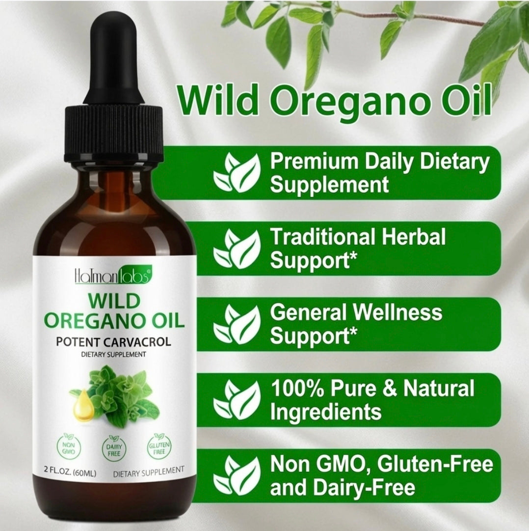 Acential Labs Wild Oregano Oil Drops — Botanical Wellness Support