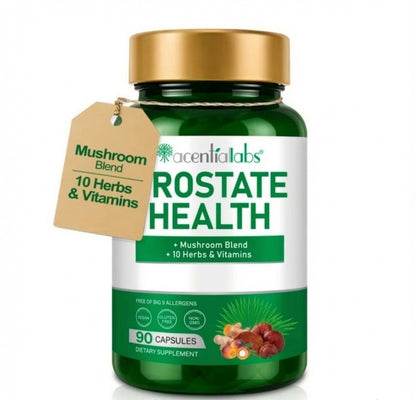 Acential Labs Men's Botanical Wellness Capsules — Saw Palmetto & Mushroom Blend | 90 Capsules
