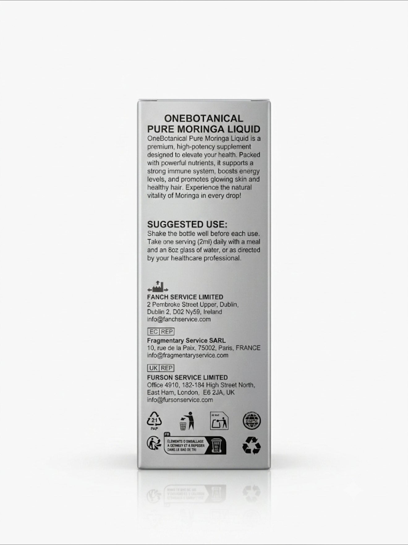 OneBotanic Pure Moringa Drops — 3 Pack Bundle | 3-Month Supply