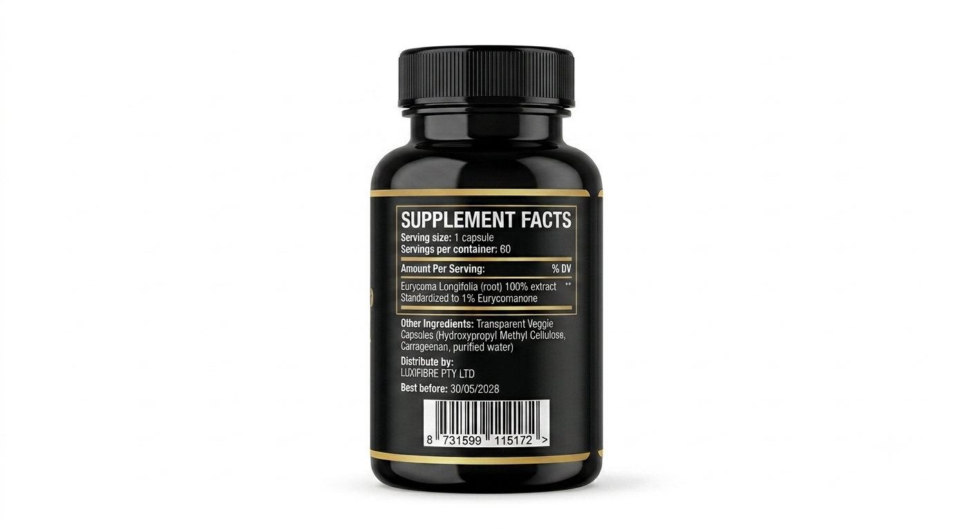 Tongkat Ali 500mg — Eurycoma Longifolia Botanical Capsules