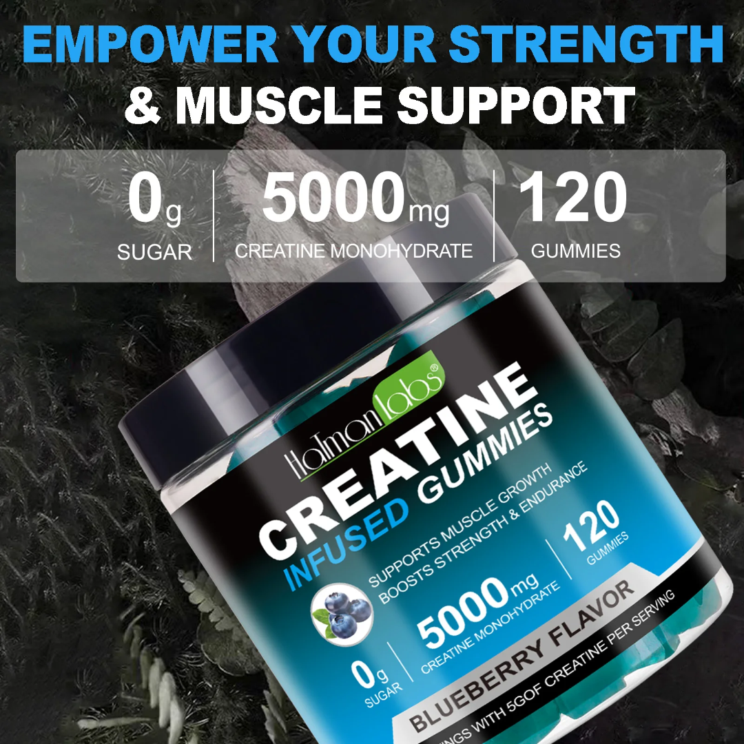 Health & Heal Creatine Monohydrate Gummies blueberry, product image 6