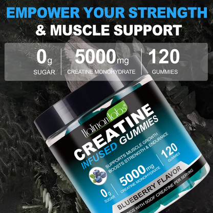 Health & Heal Creatine Monohydrate Gummies blueberry, product image 6