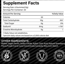 Creatine Monohydrate Gummies 5000mg — Blueberry