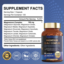 Totaria Health Magnesium 12-in-1 Complex 700mg | 120 Capsules AU