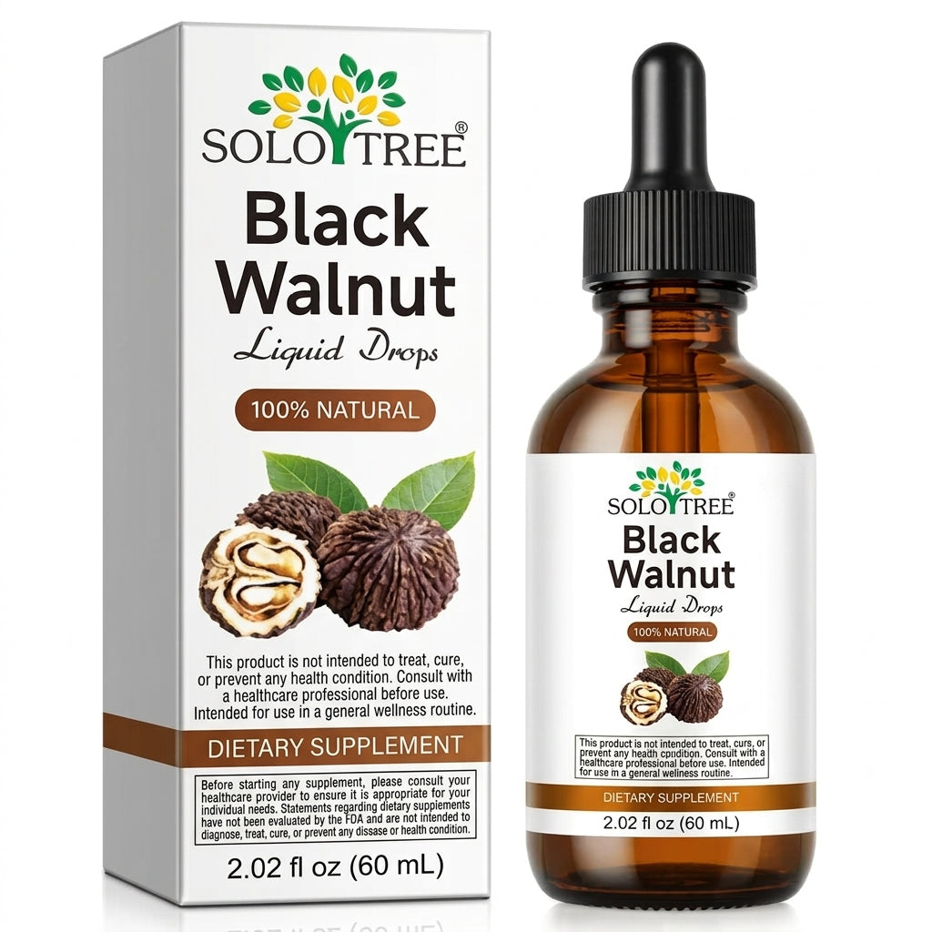 Solo Tree Black Walnut Liquid Drops 500mg | Juglans nigra | 60mL AU