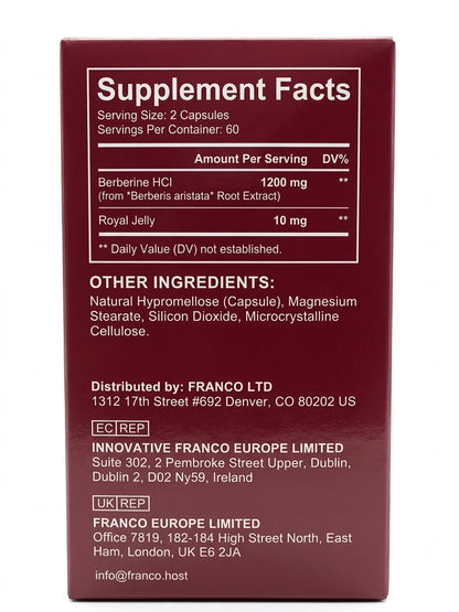 Berberine capsules Australia - Solo Tree Berberine Plus