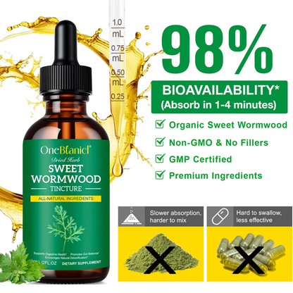 OneBotanicl Sweet Wormwood Liquid Drops 670mg | Artemisia annua | 60mL AU