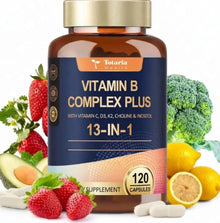 Vitamin B Complex Plus with B12, vitamin C, D3, K2, choline and inositol - Totaria Health