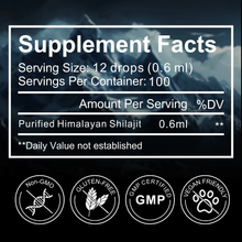Himalayan Shilajit Liquid Drops 1000mg | Fulvic Acid | AU