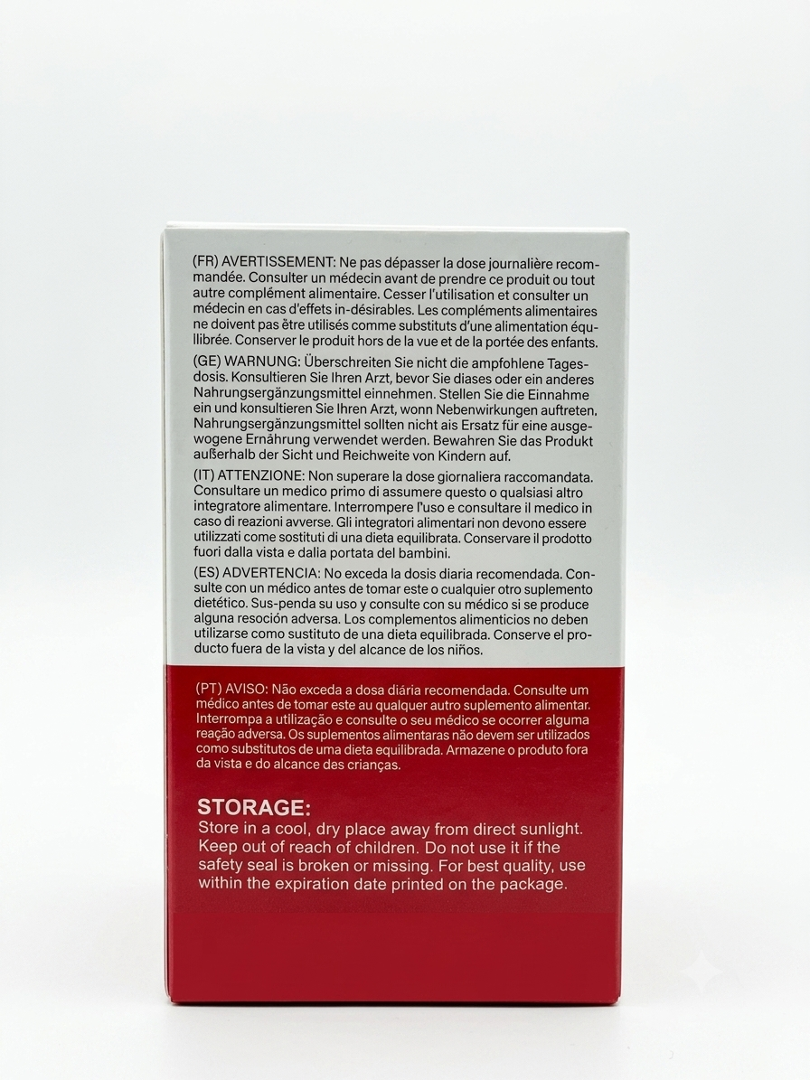 Acential Labs Chromium and Botanical Complex, hypromellose vegan capsules, 45 day supply