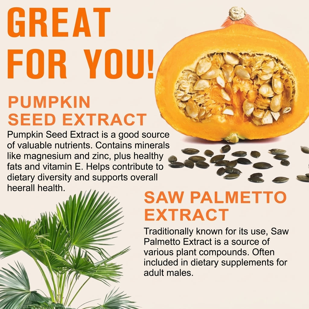 OneBotanic Cold-Pressed Pumpkin Seed Oil 1000mg — 2 Pack Bundle | 600 Softgels