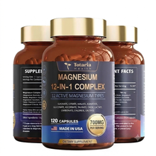 Totaria Health Magnesium 12-in-1 Complex 700mg | 120 Capsules AU