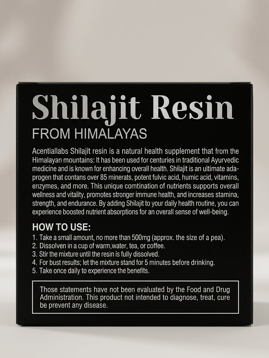 Himalayan shilajit resin bundle by Health and Heal Supplements