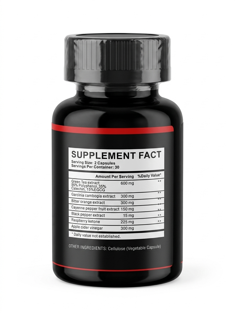 Green Tea, Garcinia & Cayenne Botanical Capsules — Daily Botanical Blend