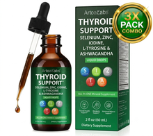 ArtoaLabs Iodine, Selenium, Zinc & L-Tyrosine Liquid Drops — 3 Pack Bundle | 3-Month Supply