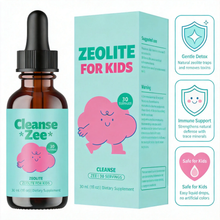 Cleanse Zee Zeolite Drops for Kids — 30mL | Vitamin D & B12 | 30 Servings