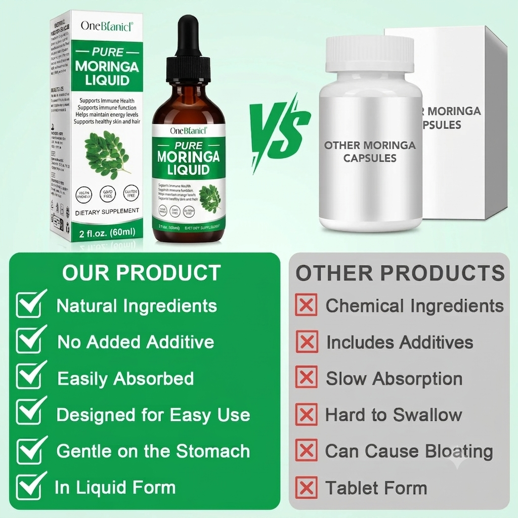OneBotanic Pure Moringa Drops — Daily Botanical Wellness Support
