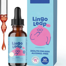 Joyspring Lingo Leap Zeolite Drops for Kids — 30mL | Vitamin D & B12 | 30 Servings