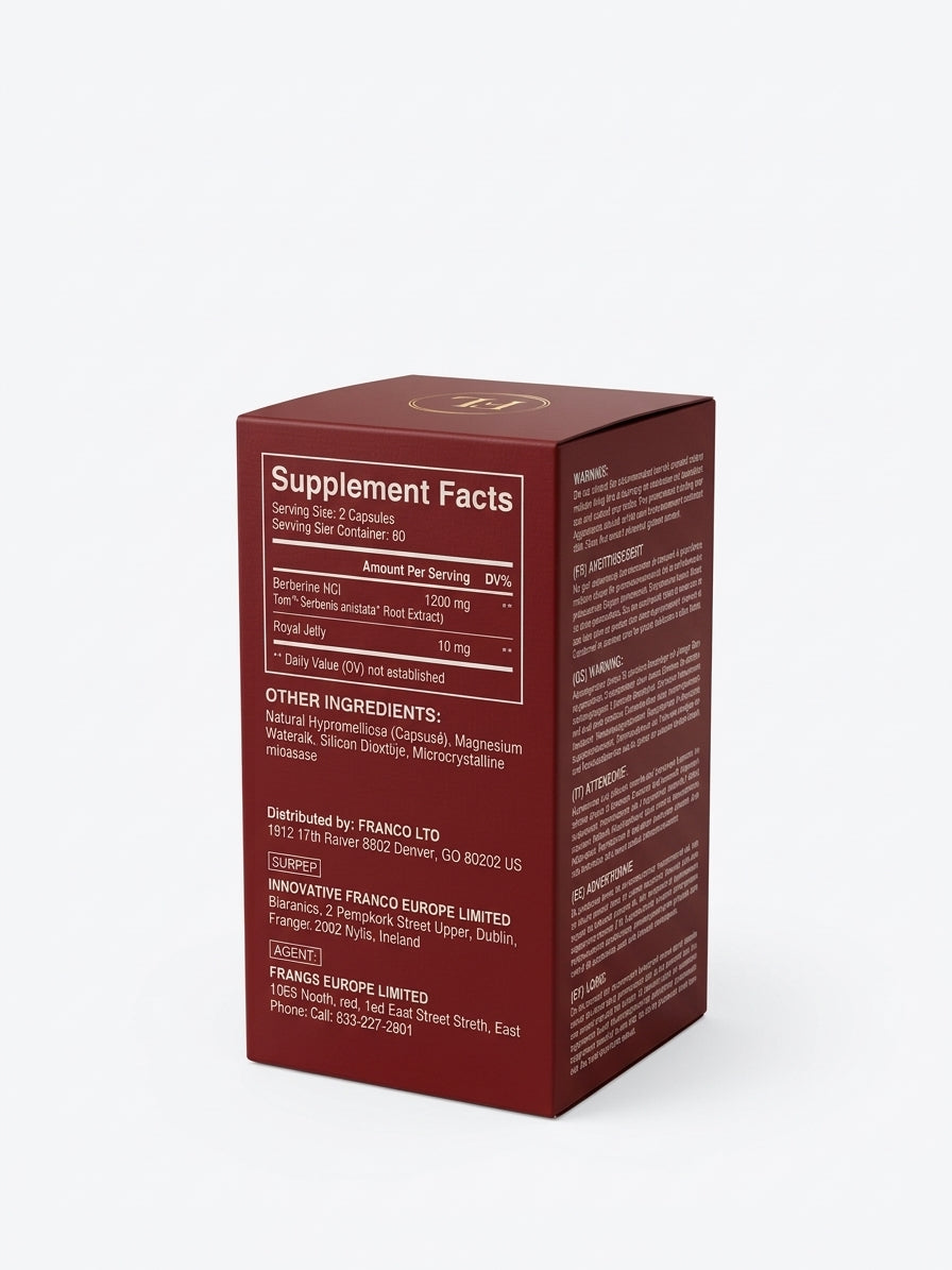 Berberine HCl 1200mg per serving from Berberis aristata root extract - Solo Tree