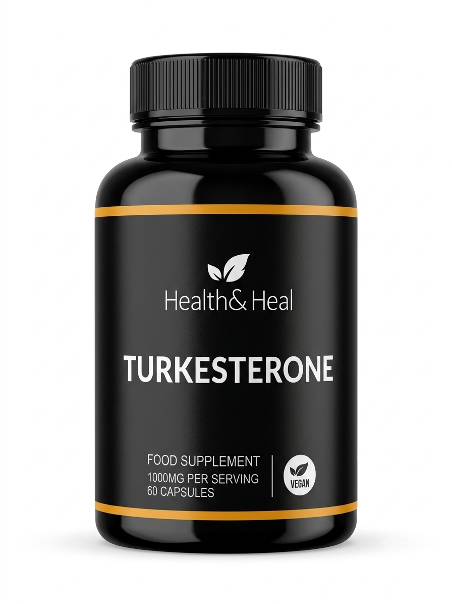 Health & Heal Turkesterone 1000mg — Ajuga Turkestanica Extract Botanical Wellness Capsules | 60 Capsules