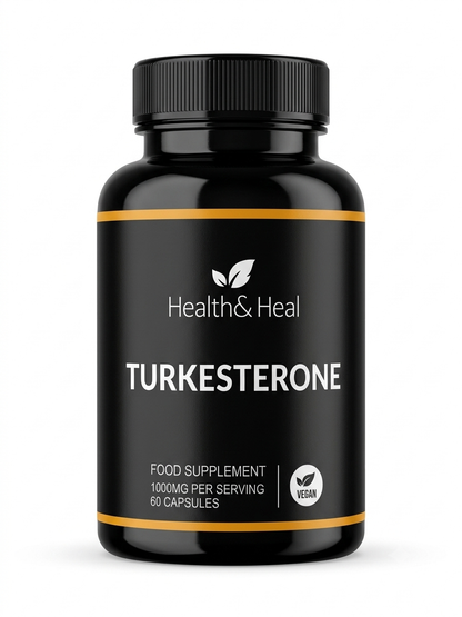 Health & Heal Turkesterone 1000mg — Ajuga Turkestanica Extract Botanical Wellness Capsules | 60 Capsules