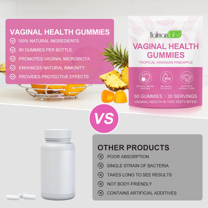 Holman Labs Women's Probiotic Gummies — Cranberry & Pineapple Daily Wellness