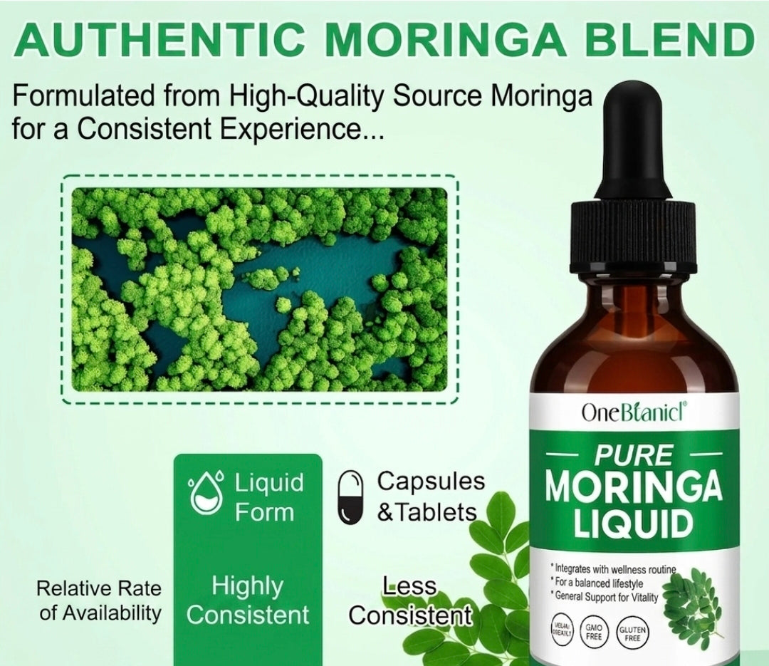 OneBotanic Pure Moringa Drops — Daily Botanical Wellness Support