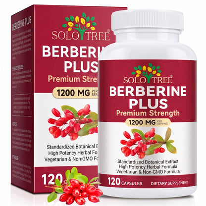 Solo Tree Berberine Plus 1200mg, 120 capsules