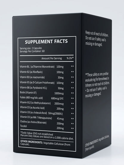 Totaria Health Vitamin B Complex Plus 13-in-1 - Health and Heal Supplements