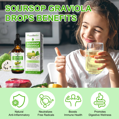 Acential Labs Soursop Graviola Drops — Daily Wellness Support