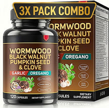 Wormwood, Black Walnut, Pumpkin Seed & Clove Capsules — 3 Pack Bundle | 360 Capsules